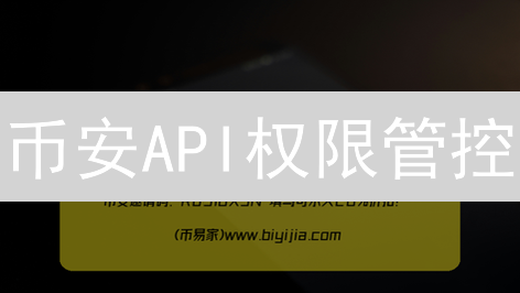 币安API权限管控：交易安全终极指南，你的资金安全了吗？
