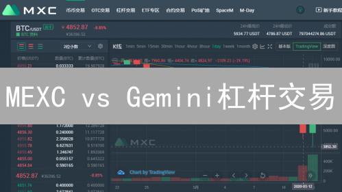 MEXC vs Gemini杠杆交易：哪个更适合你？一文说清！